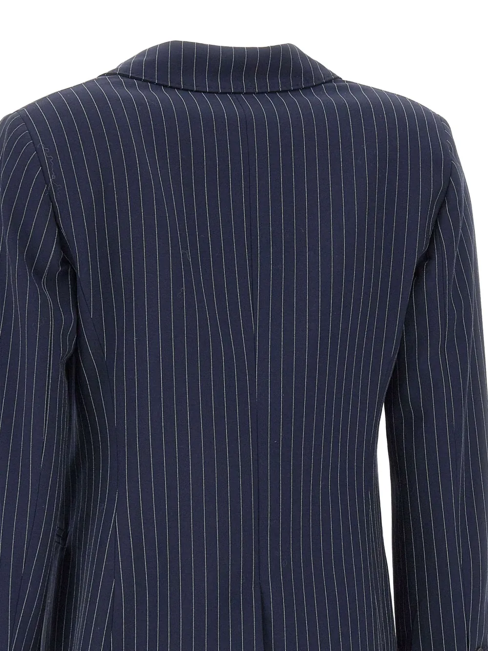 Marella Pinstripe-print Blazer In Blue