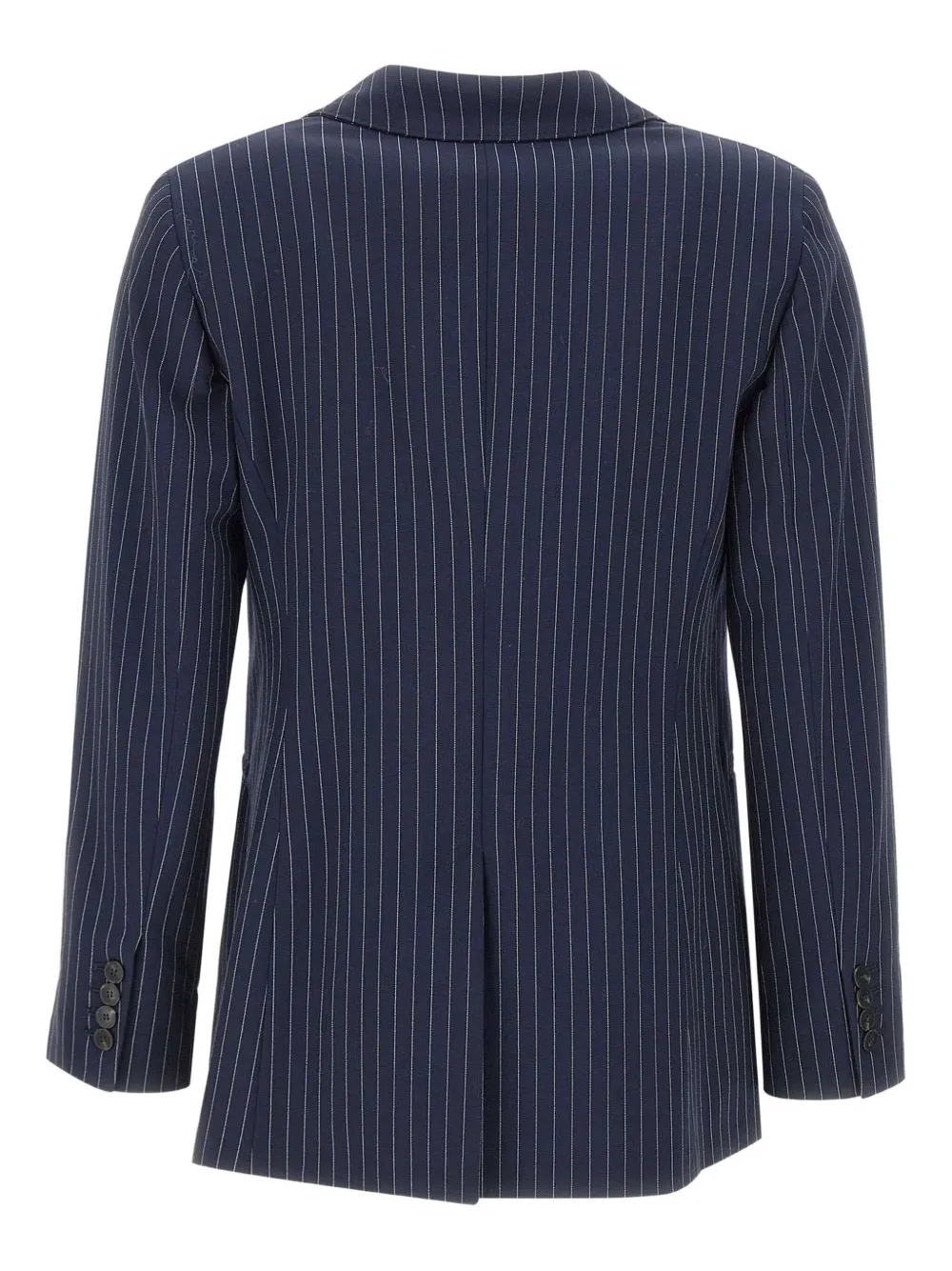 Marella Pinstripe-print Blazer In Blue