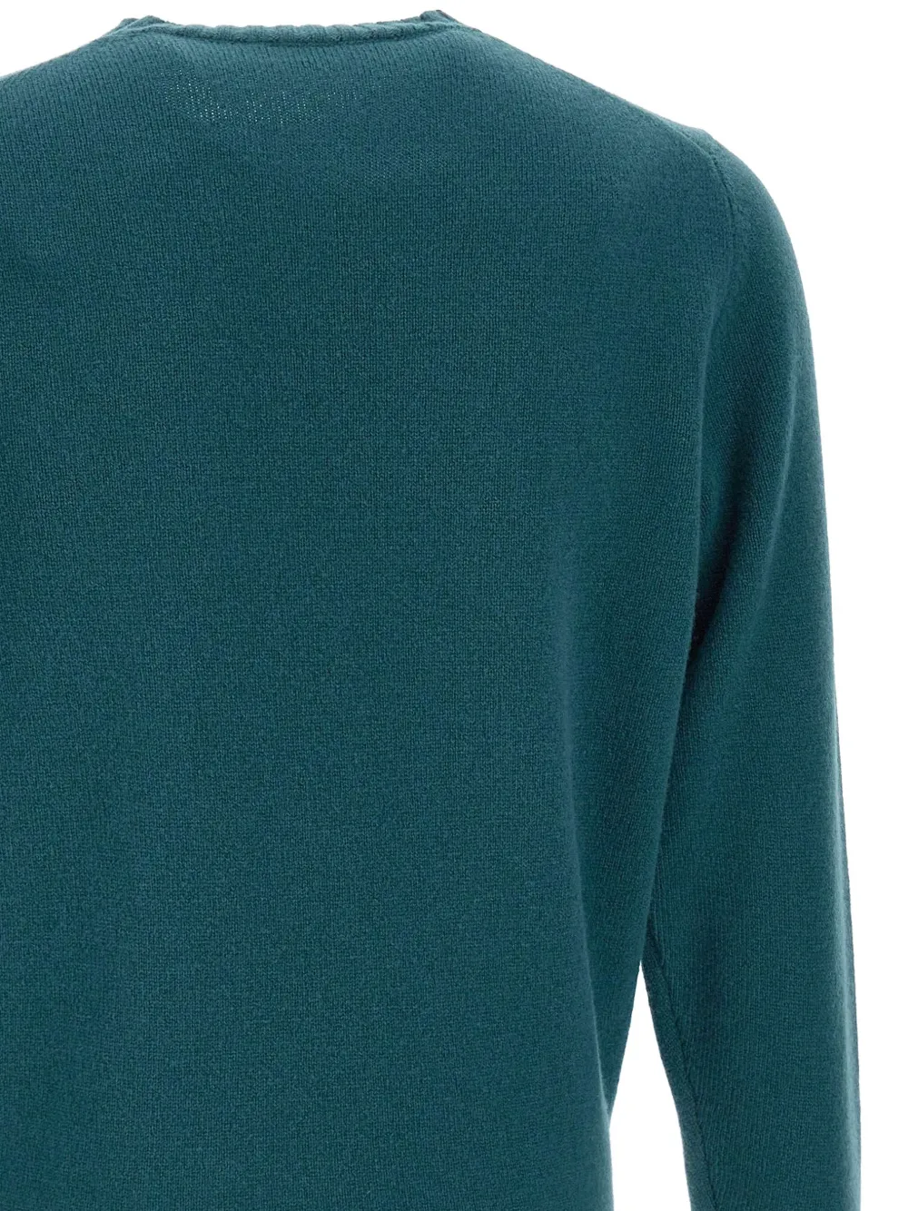 Filippo De Laurentiis Crew-neck Ribbed-cuff Sweater In Green