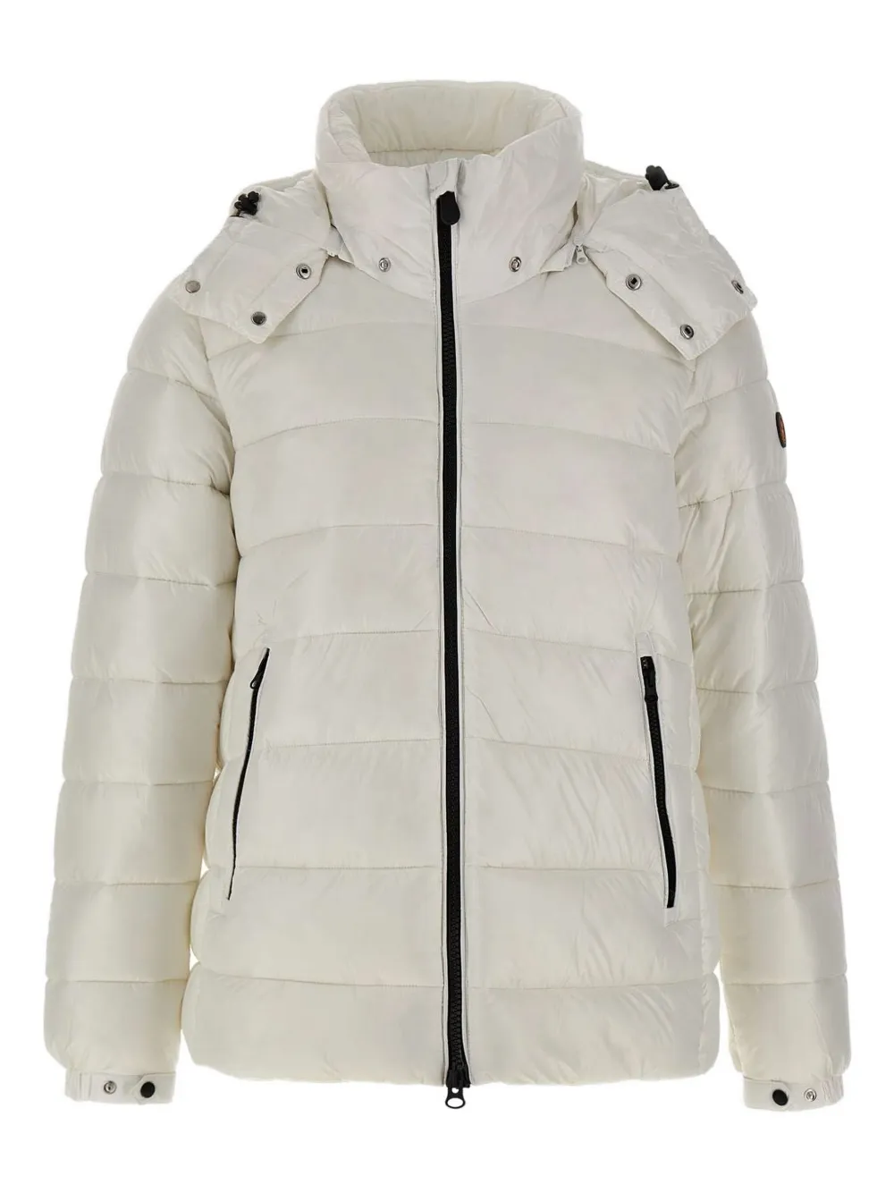 Save The Duck detachable-hood quilted coat | White | Image 1