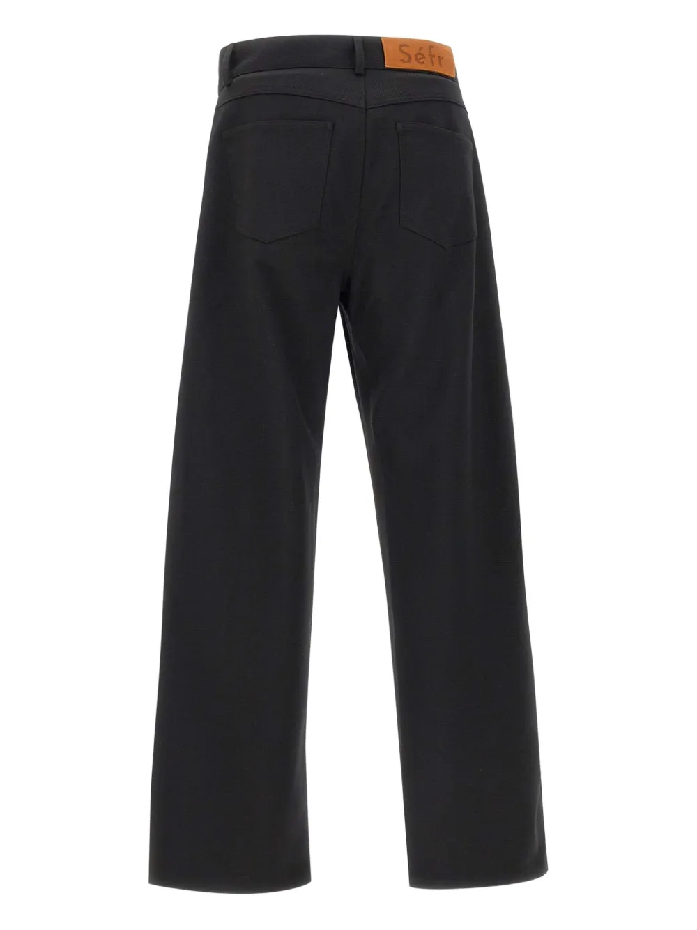 Séfr Oktai twill trousers - Zwart