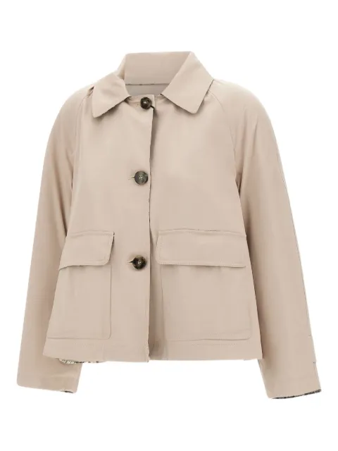 Marella flap-pocket buttoned jacket
