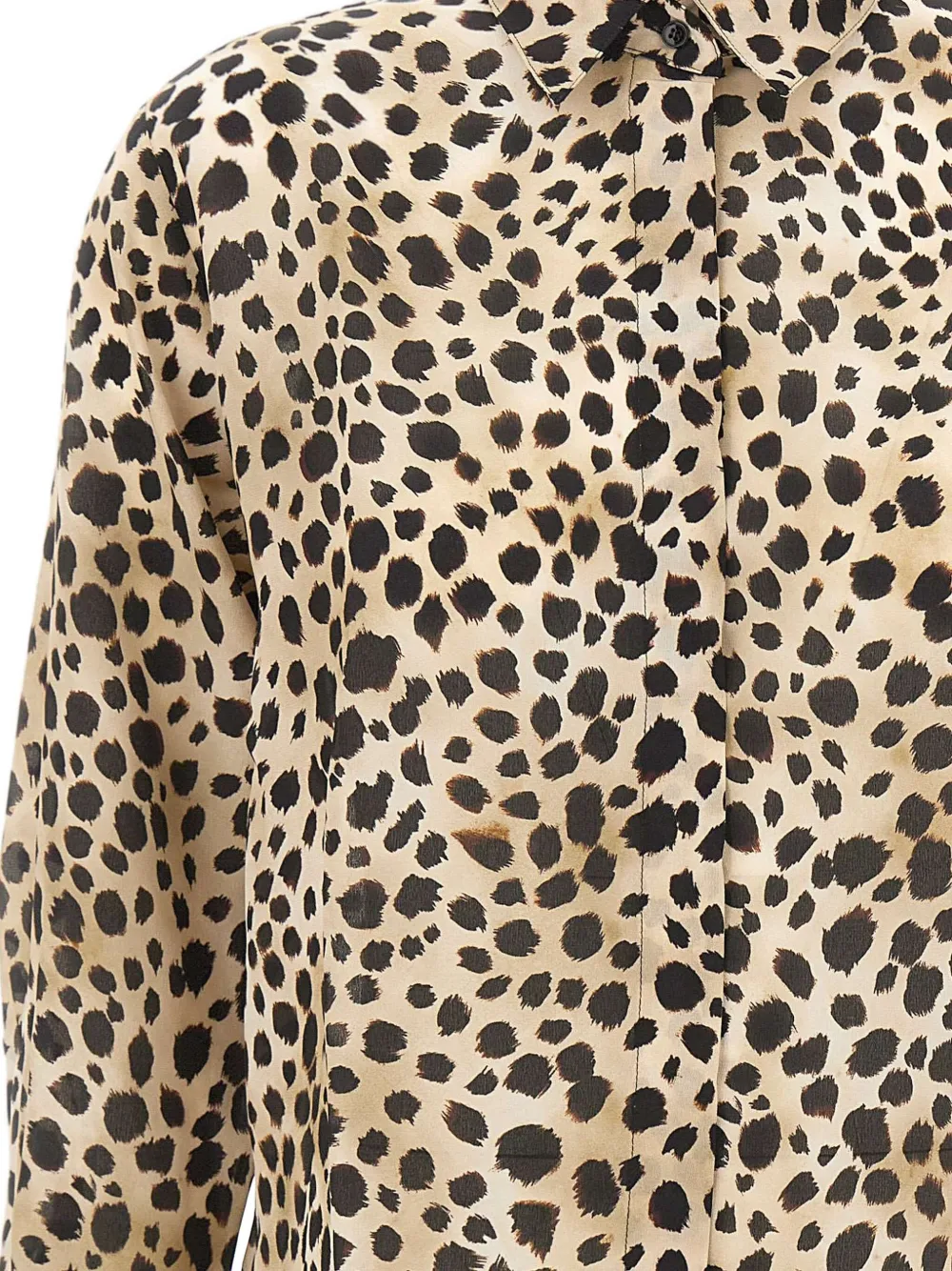 Marella Faretra blouse met dierenprint Beige