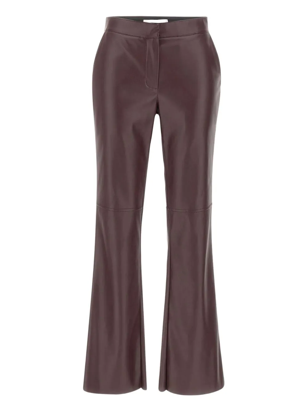 kaos faux-leather flared trousers | Red | Image 1