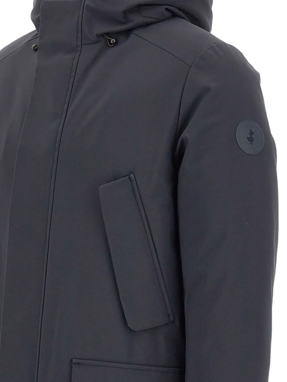Save The Duck Hooded Padded Parka In Black