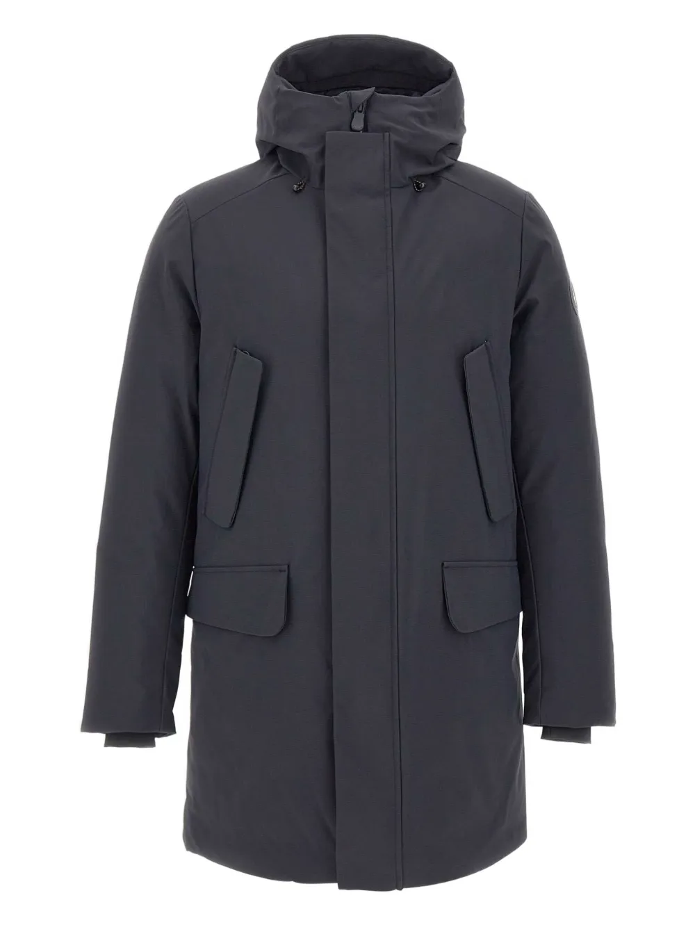 Save The Duck Hooded Padded Parka In Black