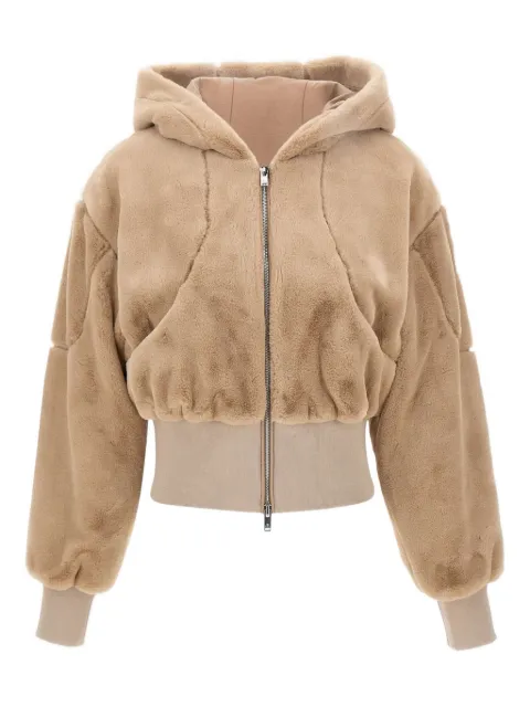 Moose Knuckles chamarra texturizada con capucha