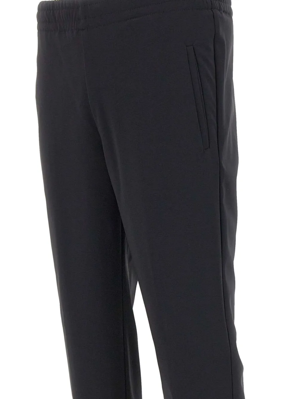 Rrd Elasticated-waist Cuffed Track Pants In Black