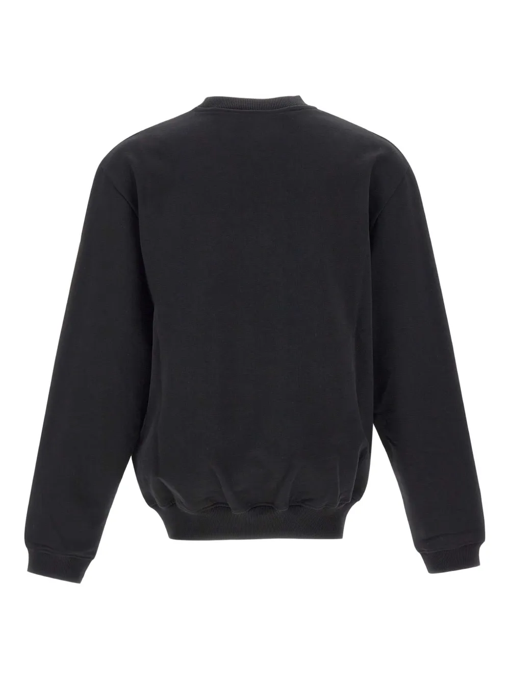 HELIOT EMIL Sweater met metalen plakkaat en raglan mouwen - Zwart
