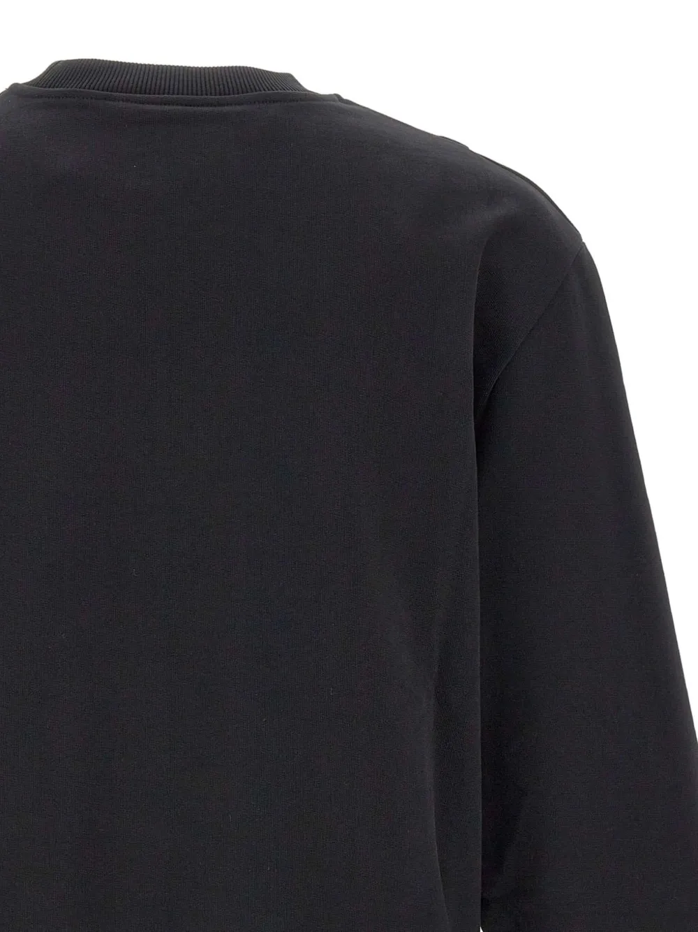 HELIOT EMIL Sweater met metalen plakkaat en raglan mouwen Zwart