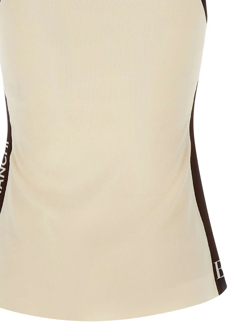 Elisabetta Franchi Logo-detail Tank Top In Neutral