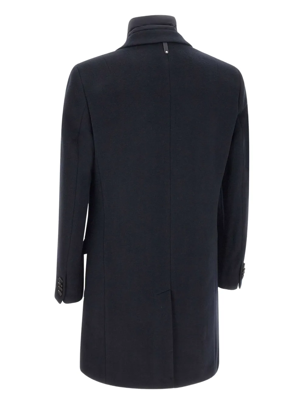 Mackage Skai-slb Virgin Wool Coat With Removable Down Bib In Blue