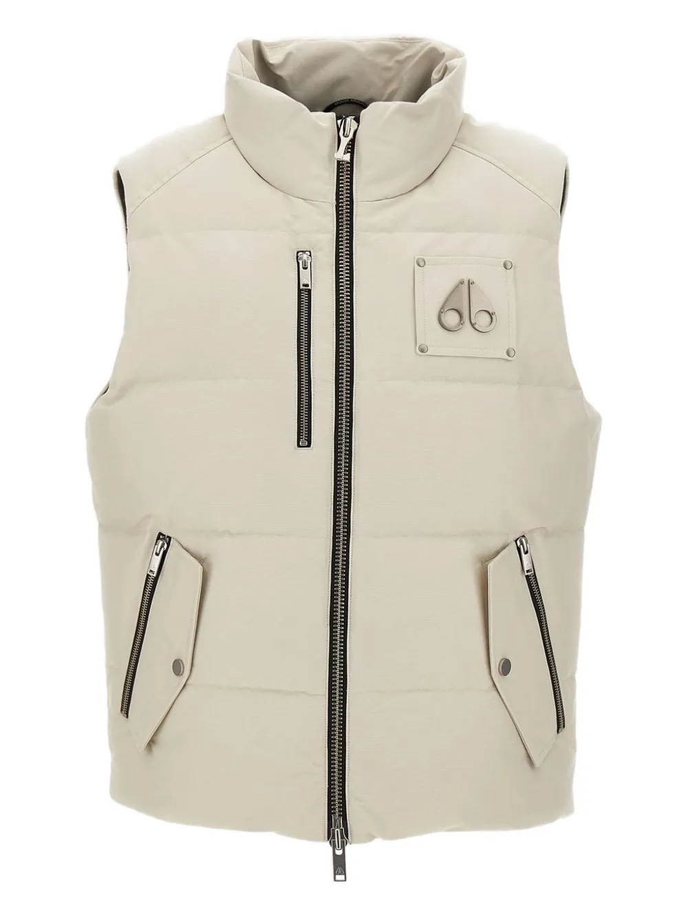 Moose Knuckles logo-plaque gilet | White | Image 1