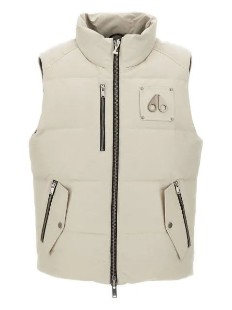 Moose Knuckles logo-plaque gilet 