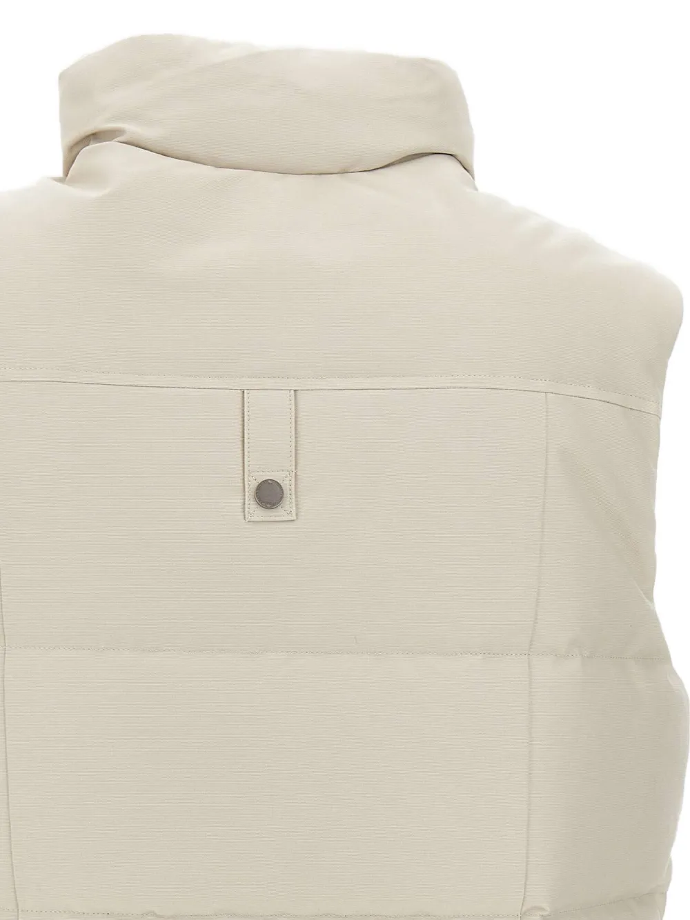 Moose Knuckles Bodywarmer met logoplakkaat Wit