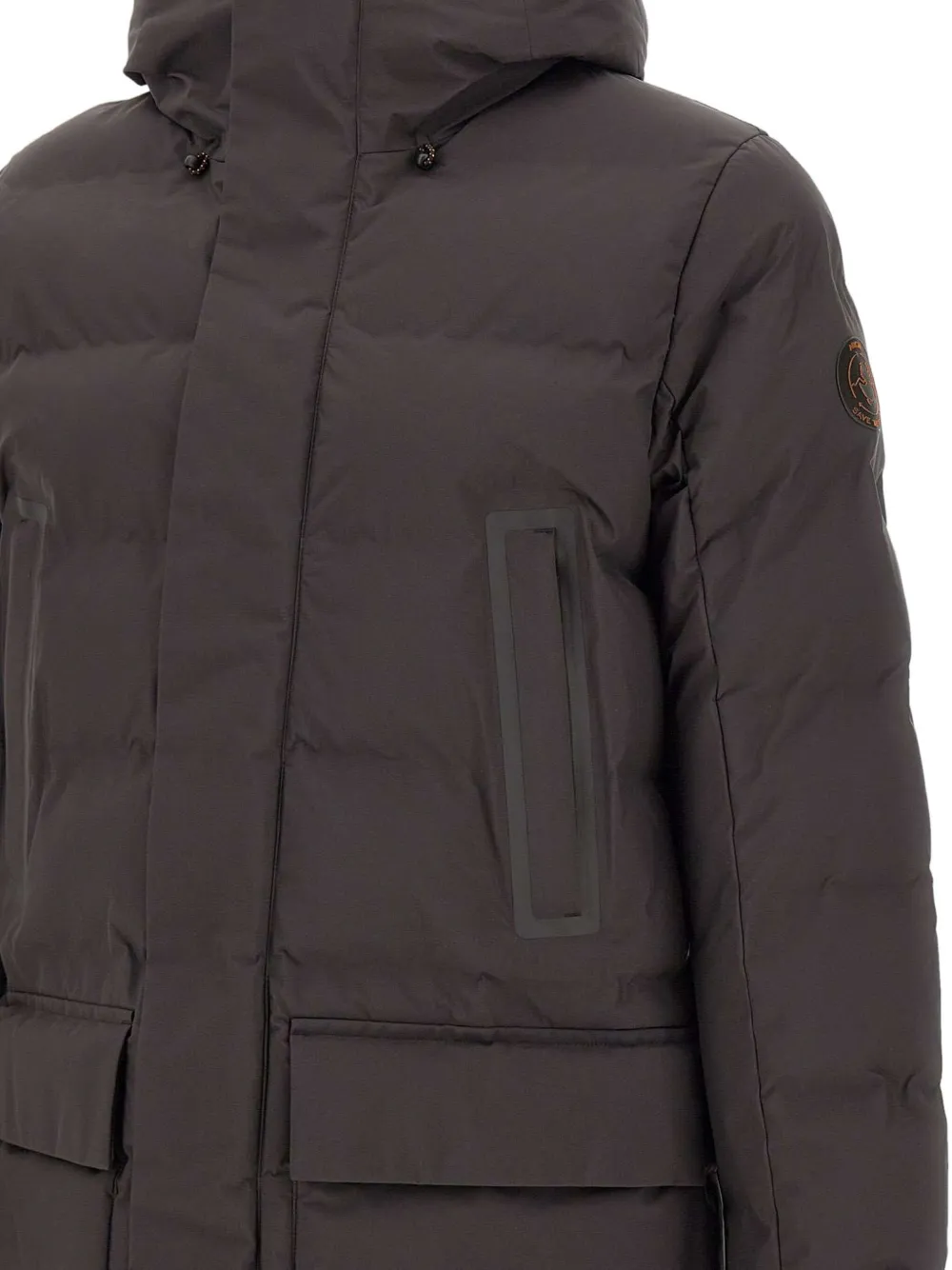 Save The Duck Quilted Padded Parka In Black