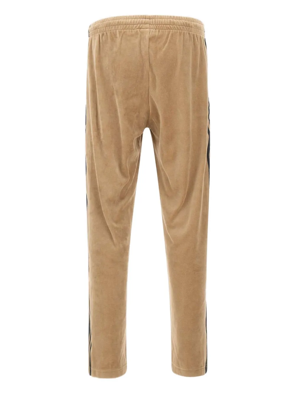Adidas three-stripe logo chenille trousers - Beige