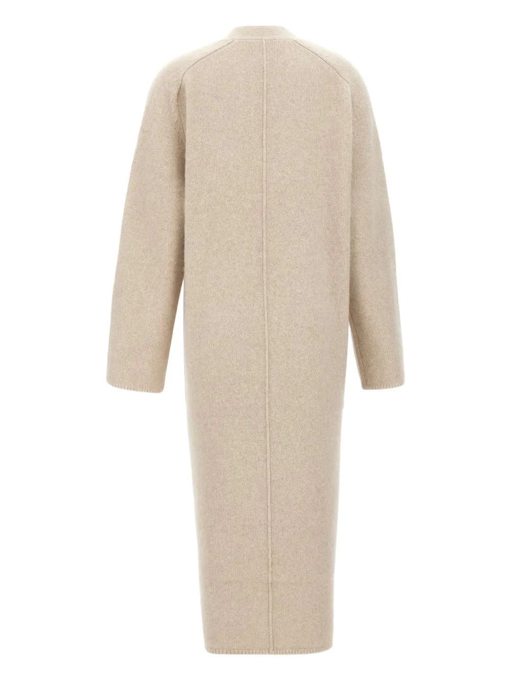 Loulou De Saison Patch-pocket V-neck Cardigan In Neutral