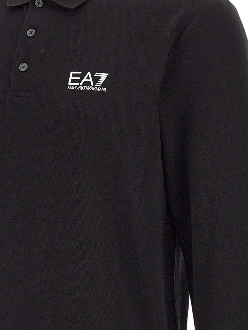 Ea7 Emporio Armani Core Identity poloshirt Zwart