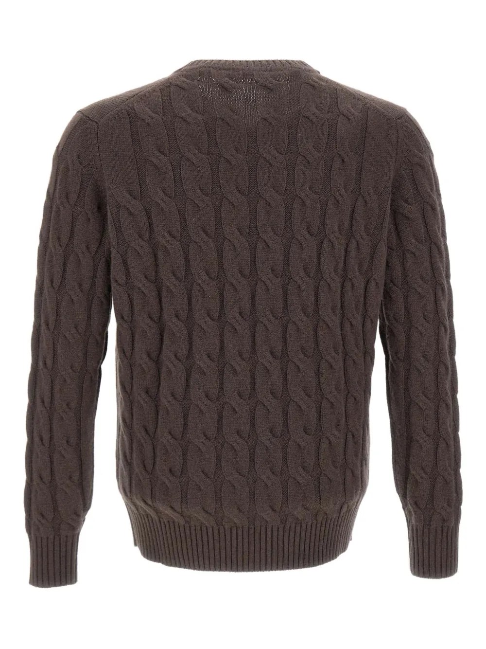 Kangra cable-knit sweater - Bruin