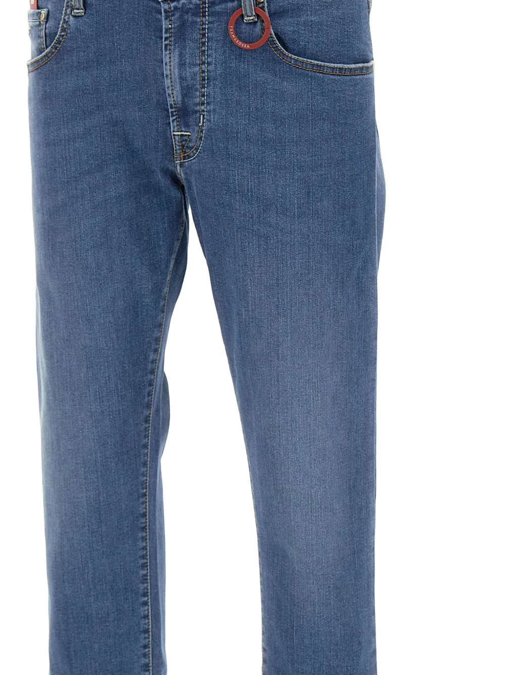 Sartoria Tramarossa Jeans met logopatch Blauw