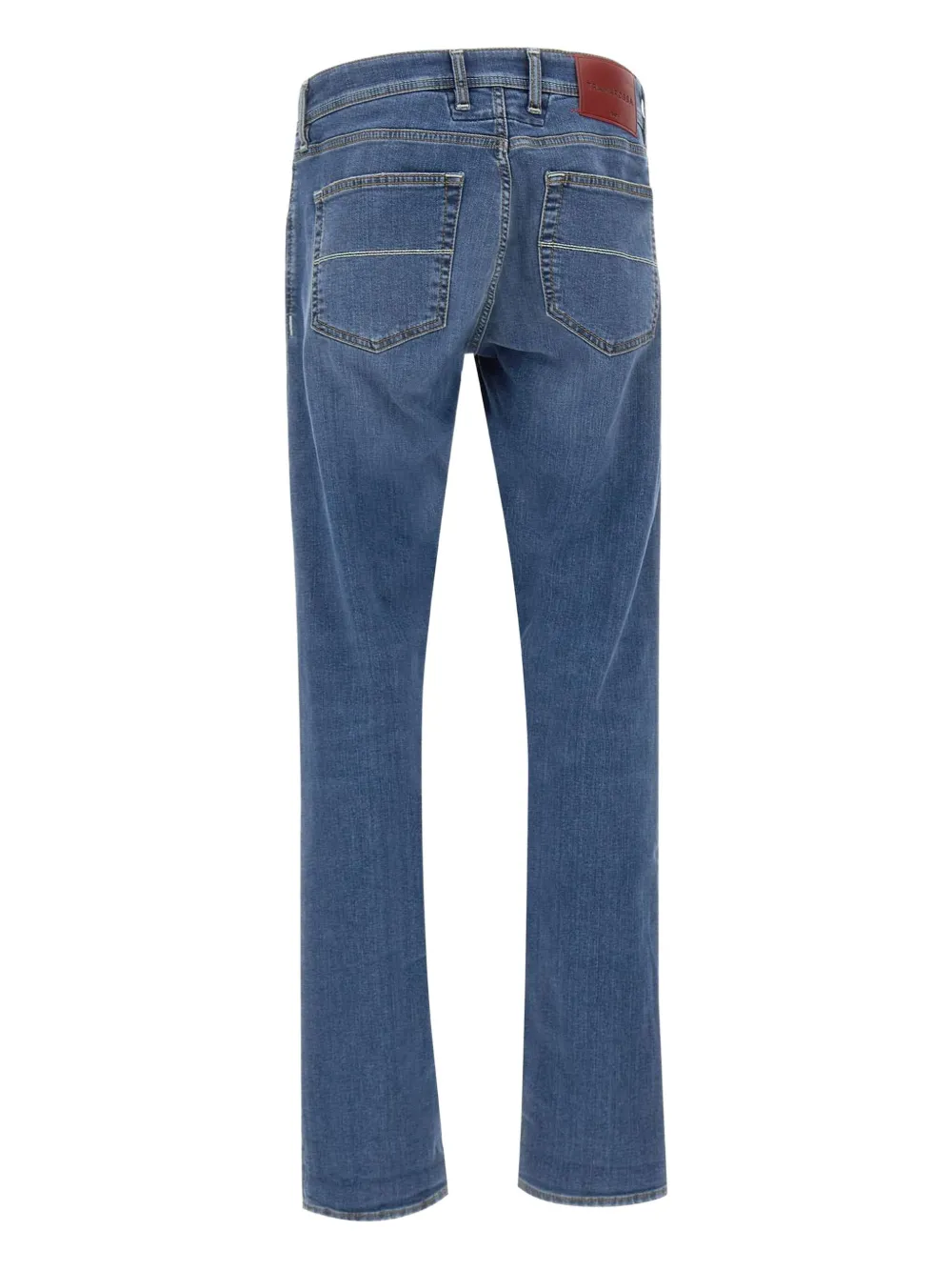 Sartoria Tramarossa Jeans met logopatch Blauw