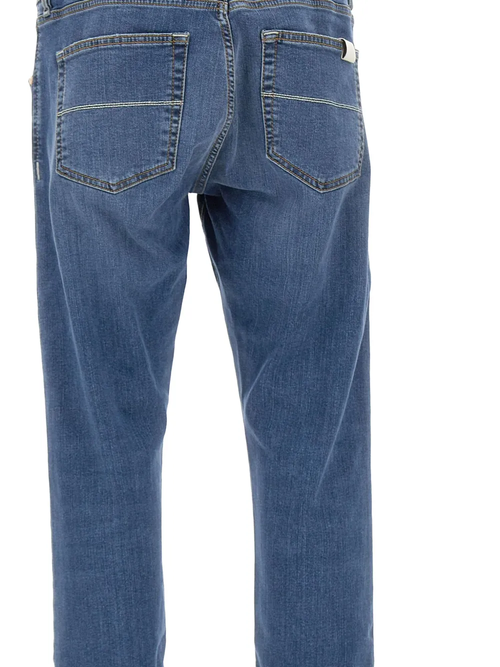 Sartoria Tramarossa Jeans met logopatch Blauw