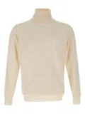 Kangra roll-neck ribbed-edge sweater - Neutrals