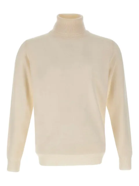 Kangra roll-neck ribbed-edge sweater