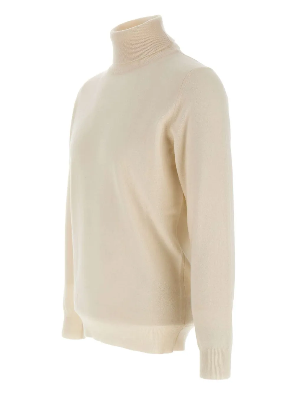 Kangra Cashmere Roll-neck Ribbed-edge Sweater In Neutral