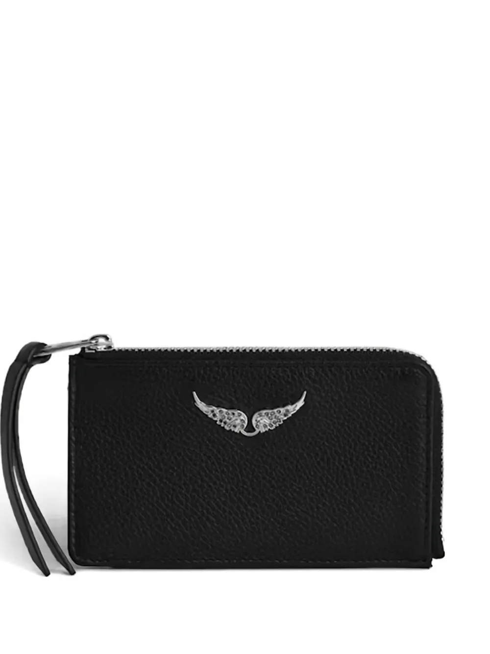 Zadig & Voltaire Zip-around Wallet In Black