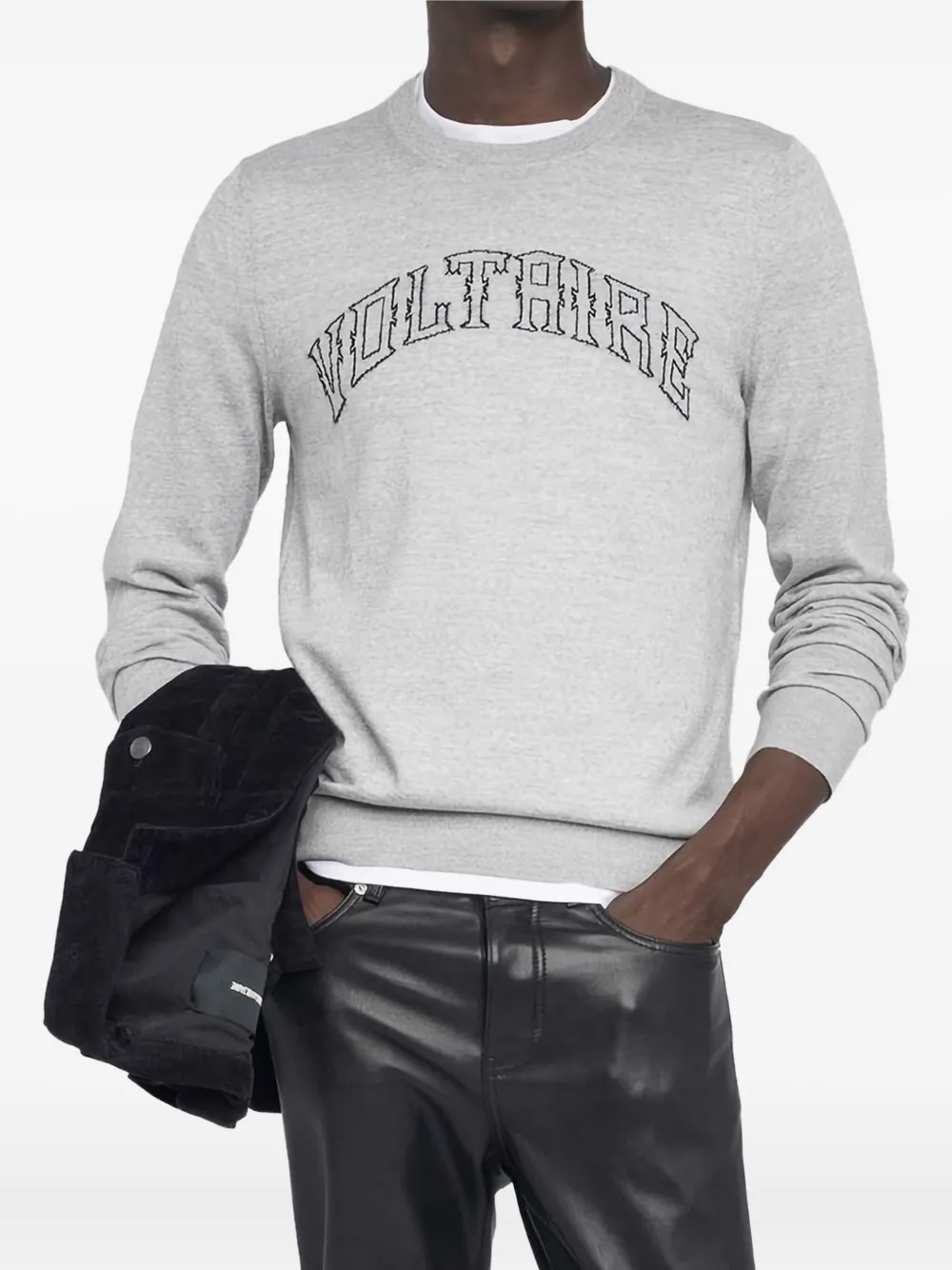 Zadig & Voltaire Logo-print Sweater In Animal Print