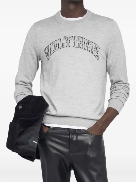 Zadig&Voltaire logo-print sweater