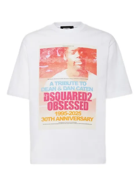 DSQUARED2 playera con estampado gráfico