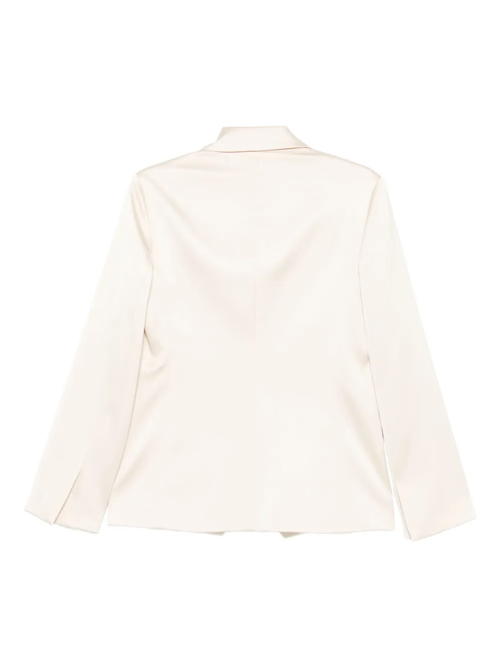 Imperial Peak-lapel Single-breasted Blazer In Neutral