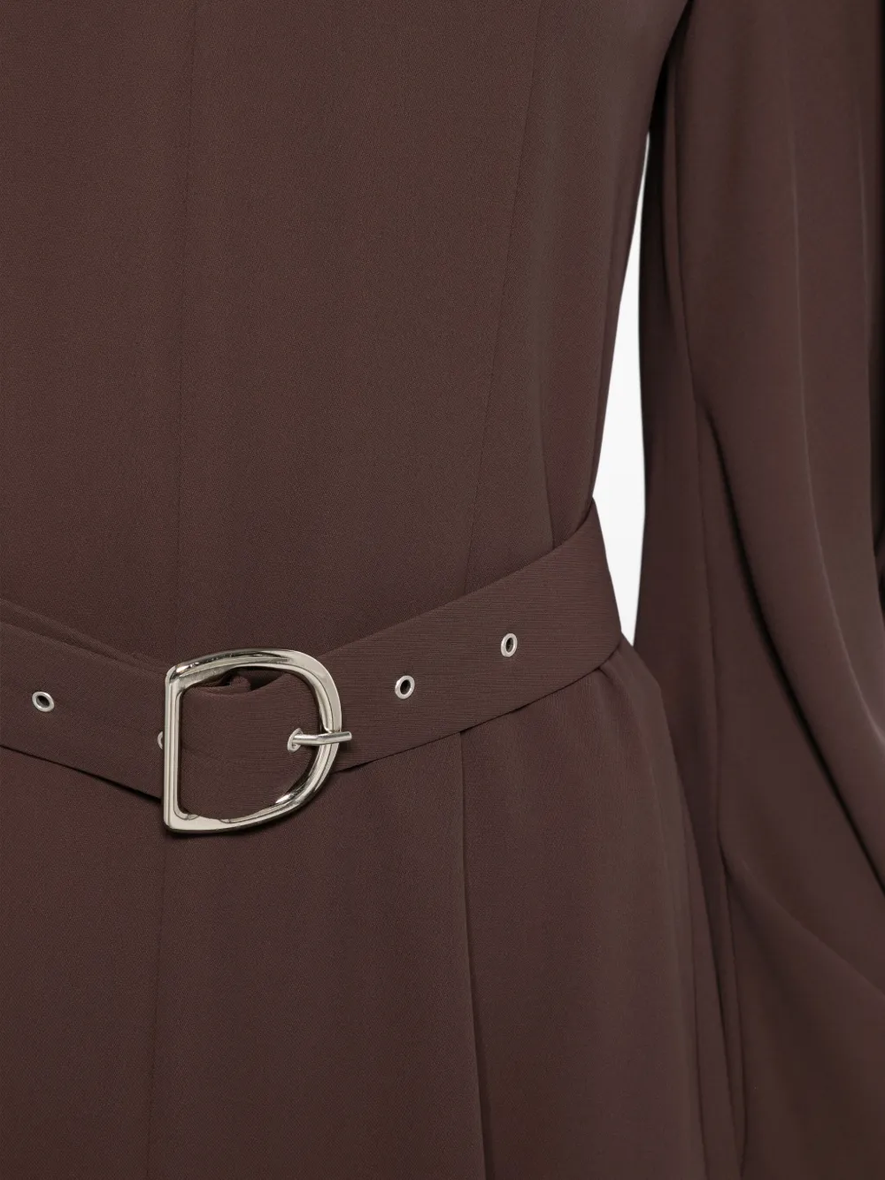 IMPERIAL Jurk met ceintuur Bruin