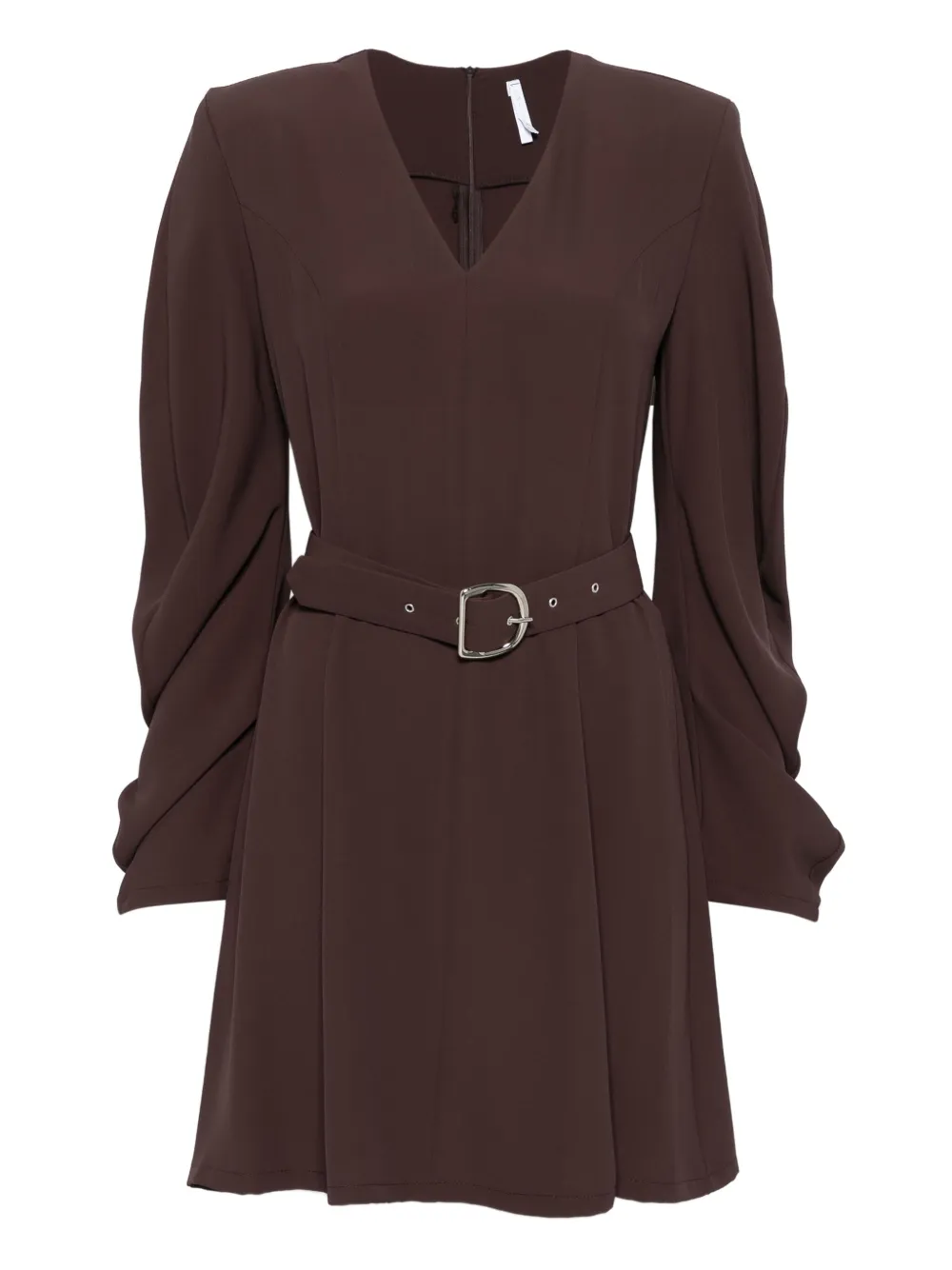 IMPERIAL belted dress | Brown | Image 1