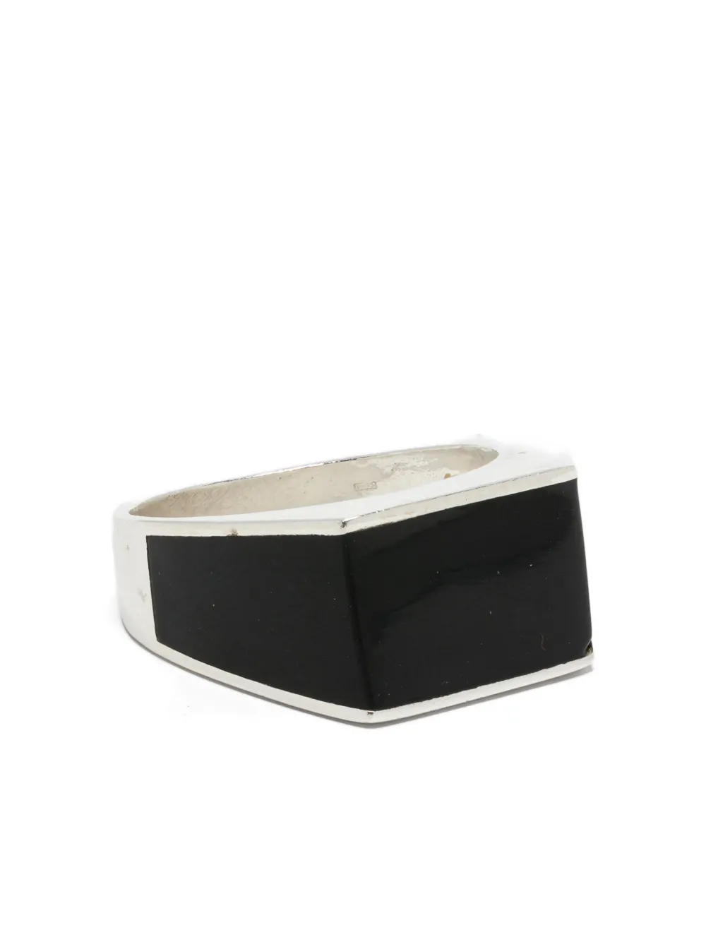 OBSIDIAN anillo con diseño de dos tonos | plateado | Image 1