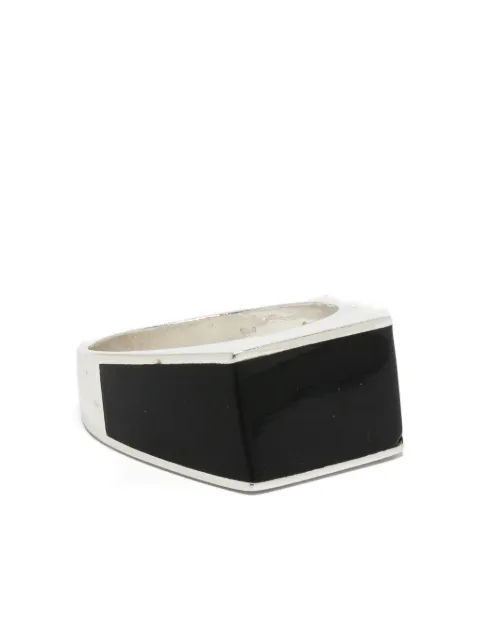OBSIDIAN two-tone ring