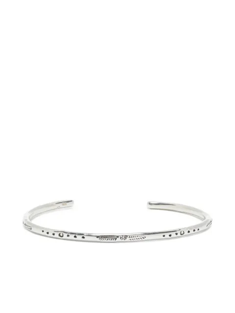 OBSIDIAN engraved bracelet