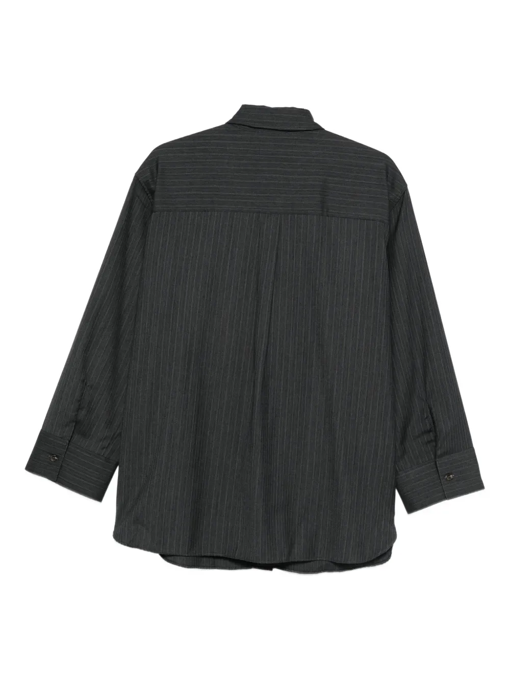 Soeur Pinstripe Shirt In Black