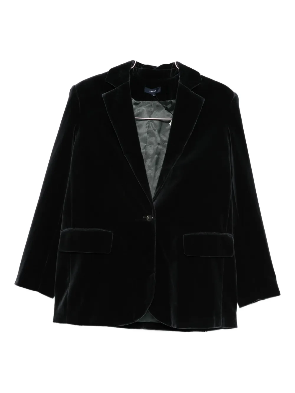 Soeur Velvet Blazer In Black