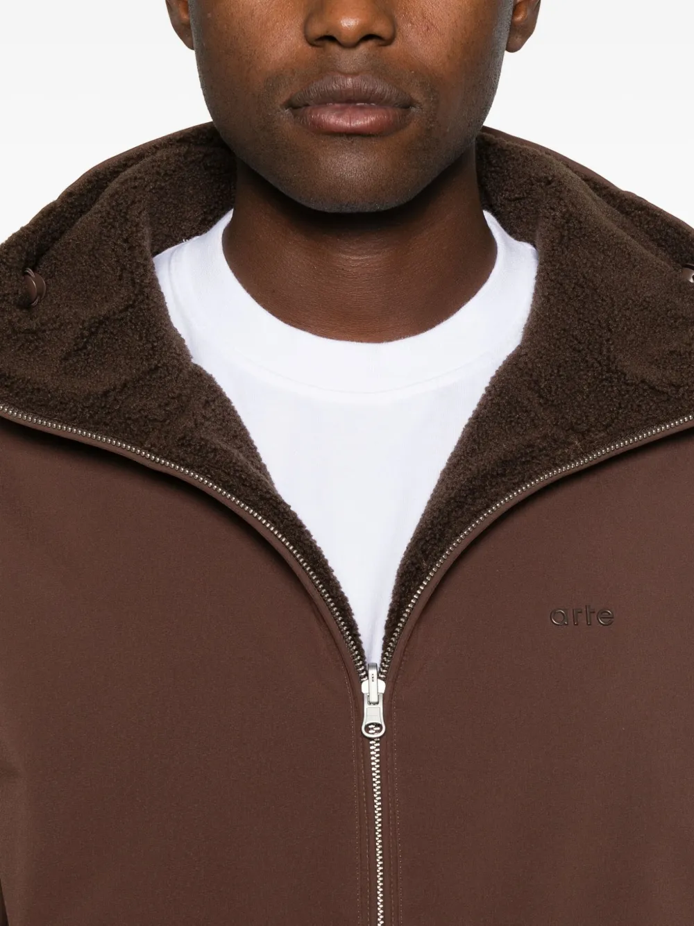 Arte Antwerp Jack met geborduurd logo Bruin
