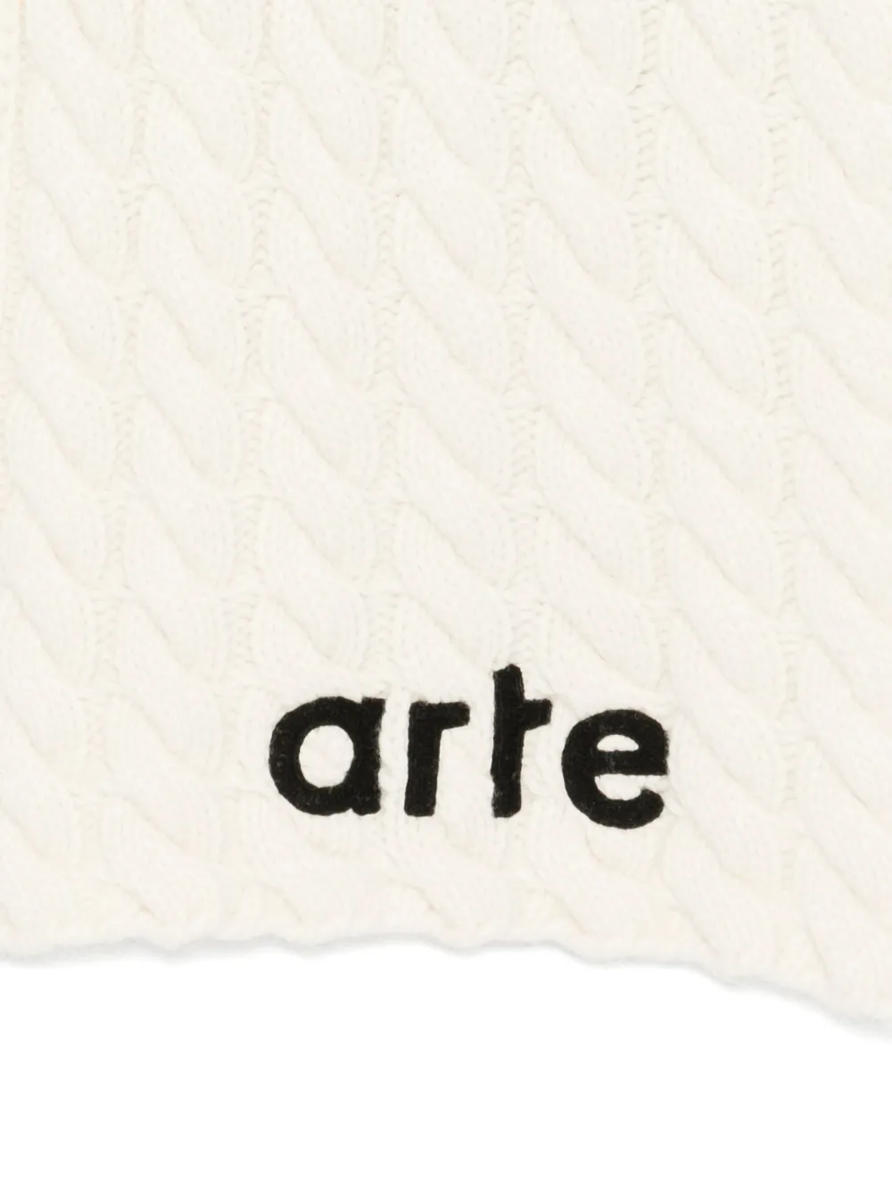 Arte Antwerp cable-knit scarf - Beige