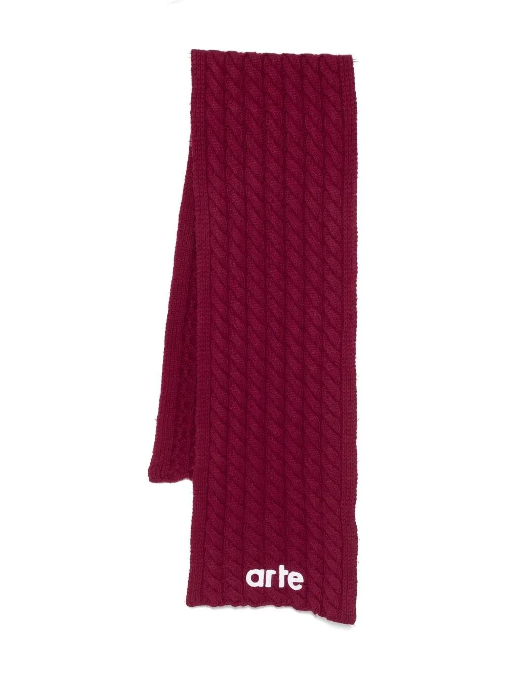 Arte Antwerp écharpe en maille torsadée | rouge | Image 1