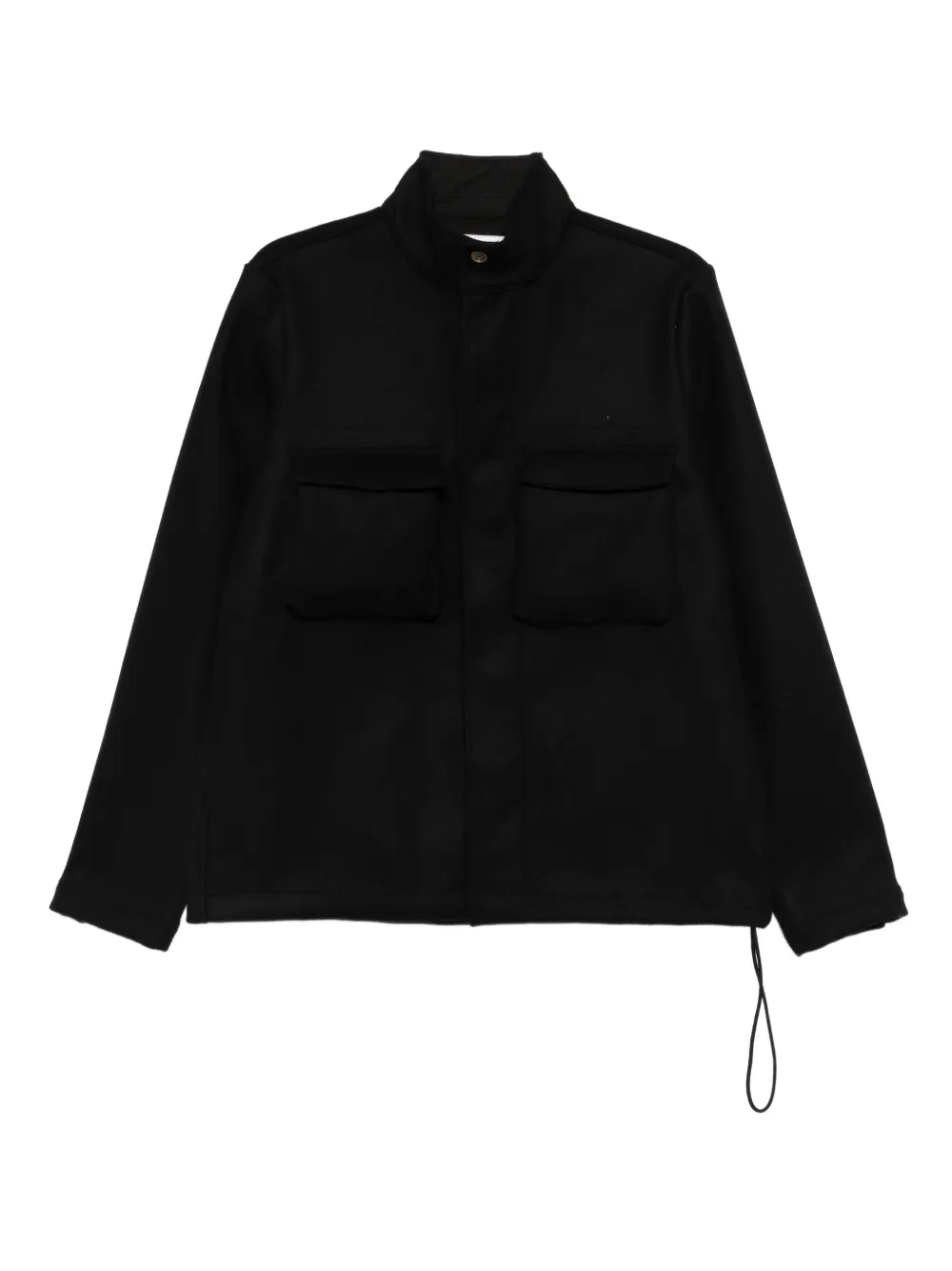 RANRA flap-pocket jacket | Black | Image 1