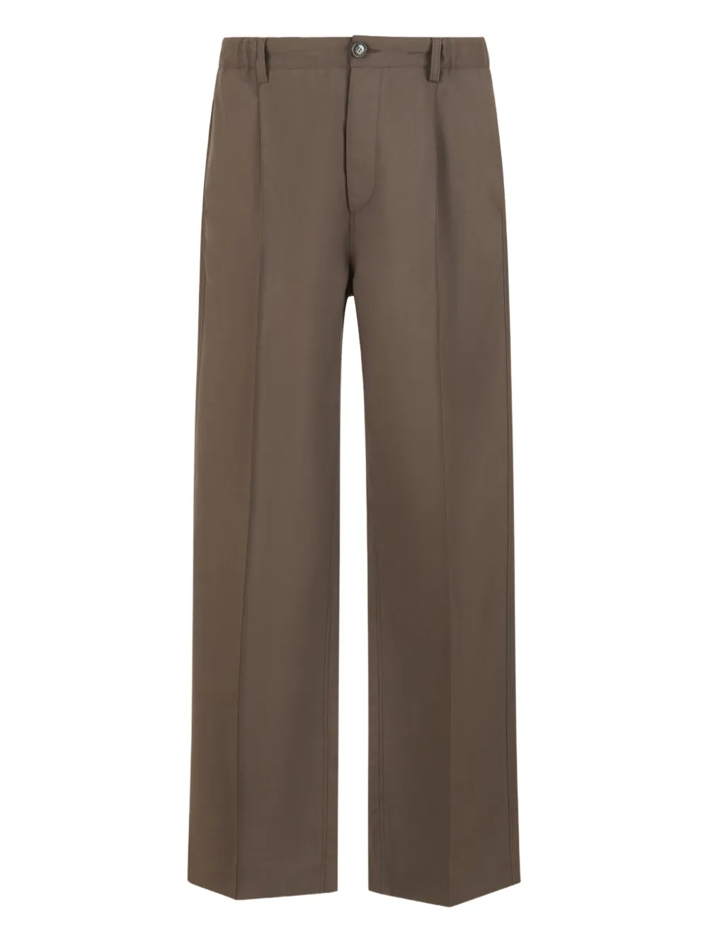Marni pleated wide-leg trousers | Brown | Image 1