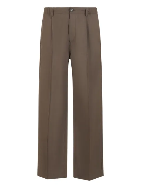 Marni pantalones anchos con pinzas