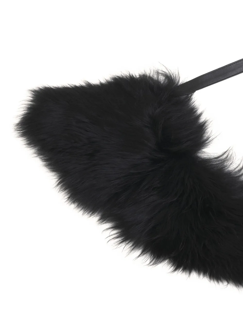 Marni shearling leather-tie collar | Scarves | Image 2