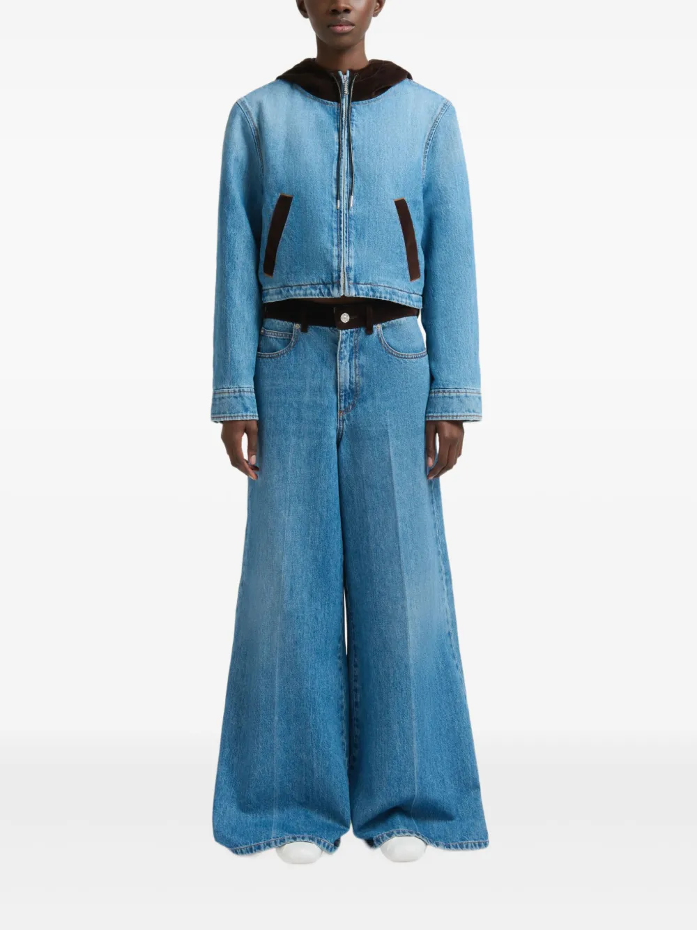 Marni tulip-patch jeans | Wide-Leg Jeans | Image 2